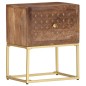 vidaXL Nachttisch 40x30x50 cm Mango Massivholz vidaXL Nachttisch 40x30x50 cm Mango Massivholz