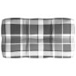 vidaXL Palettensofa-Auflagen 7 Stk. Grau Karomuster vidaXL Palettensofa-Auflagen 7 Stk. Grau Karomuster
