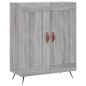 vidaXL Sideboard Grau Sonoma 69,5x34x90 cm Holzwerkstoff vidaXL Sideboard Grau Sonoma 69,5x34x90 cm Holzwerkstoff