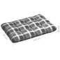 vidaXL Palettensofa-Auflagen 7 Stk. Grau Karomuster vidaXL Palettensofa-Auflagen 7 Stk. Grau Karomuster