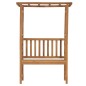vidaXL Gartenbank mit Pergola 115 cm Massivholz Teak vidaXL Gartenbank mit Pergola 115 cm Massivholz Teak