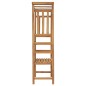 vidaXL Gartenbank mit Pergola 115 cm Massivholz Teak vidaXL Gartenbank mit Pergola 115 cm Massivholz Teak