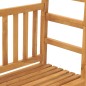 vidaXL Gartenbank mit Pergola 115 cm Massivholz Teak vidaXL Gartenbank mit Pergola 115 cm Massivholz Teak
