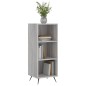 vidaXL Regalschrank Grau Sonoma 34,5x32,5x90 cm Holzwerkstoff vidaXL Regalschrank Grau Sonoma 34,5x32,5x90 cm Holzwerkstoff