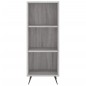 vidaXL Regalschrank Grau Sonoma 34,5x32,5x90 cm Holzwerkstoff vidaXL Regalschrank Grau Sonoma 34,5x32,5x90 cm Holzwerkstoff