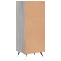 vidaXL Regalschrank Grau Sonoma 34,5x32,5x90 cm Holzwerkstoff vidaXL Regalschrank Grau Sonoma 34,5x32,5x90 cm Holzwerkstoff