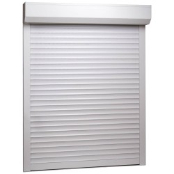 vidaXL Rollladen Aluminium 70x100 cm Weiß