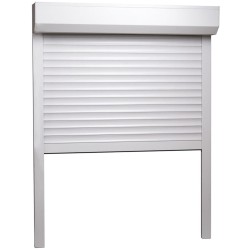 vidaXL Rollladen Aluminium 70x100 cm Weiß
