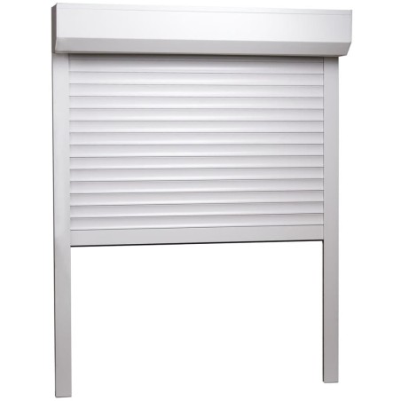 vidaXL Rollladen Aluminium 70x100 cm Weiß