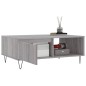 vidaXL Couchtisch Grau Sonoma 90x60x35 cm Holzwerkstoff vidaXL Couchtisch Grau Sonoma 90x60x35 cm Holzwerkstoff