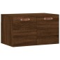 vidaXL Wandschrank Braun Eichen-Optik 60x36,5x35cm Holzwerkstoff vidaXL Wandschrank Braun Eichen-Optik 60x36,5x35cm Holzwerkstoff