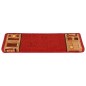 vidaXL Treppenmatten Selbstklebend 15 Stk. 65x21x4 cm Rot vidaXL Treppenmatten Selbstklebend 15 Stk. 65x21x4 cm Rot
