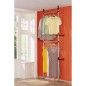 vidaXL Teleskop-Garderobe mit Stangen Aluminium vidaXL Teleskop-Garderobe mit Stangen Aluminium