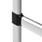 vidaXL Teleskop-Garderobe mit Stangen Aluminium vidaXL Teleskop-Garderobe mit Stangen Aluminium