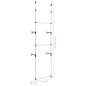 vidaXL Teleskop-Garderobe mit Stangen Aluminium vidaXL Teleskop-Garderobe mit Stangen Aluminium
