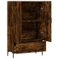 vidaXL Highboard Räuchereiche 69,5x31x115 cm Holzwerkstoff vidaXL Highboard Räuchereiche 69,5x31x115 cm Holzwerkstoff