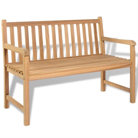 vidaXL Gartenbank 120 cm Teak