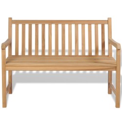 vidaXL Gartenbank 120 cm Teak