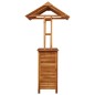 vidaXL Outdoor-Bartisch mit Dach 113x106x217 cm Akazie Massivholz vidaXL Outdoor-Bartisch mit Dach 113x106x217 cm Akazie Massivholz