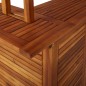 vidaXL Outdoor-Bartisch mit Dach 113x106x217 cm Akazie Massivholz vidaXL Outdoor-Bartisch mit Dach 113x106x217 cm Akazie Massivholz