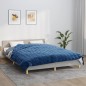 vidaXL Gewichtsdecke Blau 200x225 cm 9 kg Stoff vidaXL Gewichtsdecke Blau 200x225 cm 9 kg Stoff