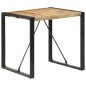 vidaXL Esstisch 80x80x75 cm Raues Mangoholz vidaXL Esstisch 80x80x75 cm Raues Mangoholz