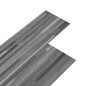 vidaXL PVC-Fliesen Nicht Selbstklebend 4,46 m² 3 mm Grau Gestreift vidaXL PVC-Fliesen Nicht Selbstklebend 4,46 m² 3 mm Grau Gestreift