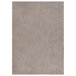 vidaXL Teppich Shaggy Hochflor Beige 120x170 cm