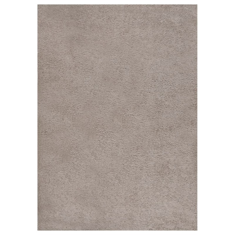 vidaXL Teppich Shaggy Hochflor Beige 120x170 cm vidaXL Teppich Shaggy Hochflor Beige 120x170 cm