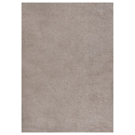 vidaXL Teppich Shaggy Hochflor Beige 120x170 cm