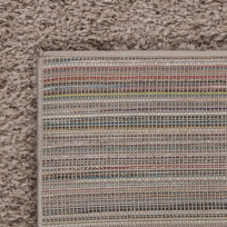 vidaXL Teppich Shaggy Hochflor Beige 120x170 cm