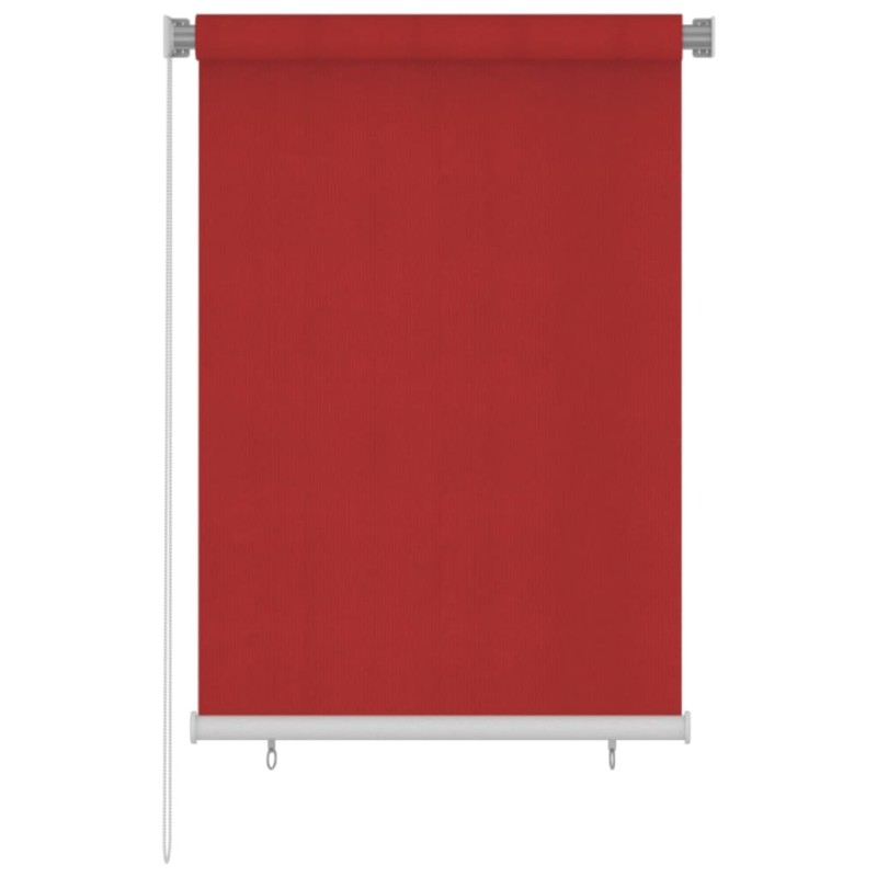 vidaXL Außenrollo 100x140 cm Rot HDPE vidaXL Außenrollo 100x140 cm Rot HDPE