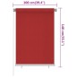 vidaXL Außenrollo 100x140 cm Rot HDPE vidaXL Außenrollo 100x140 cm Rot HDPE