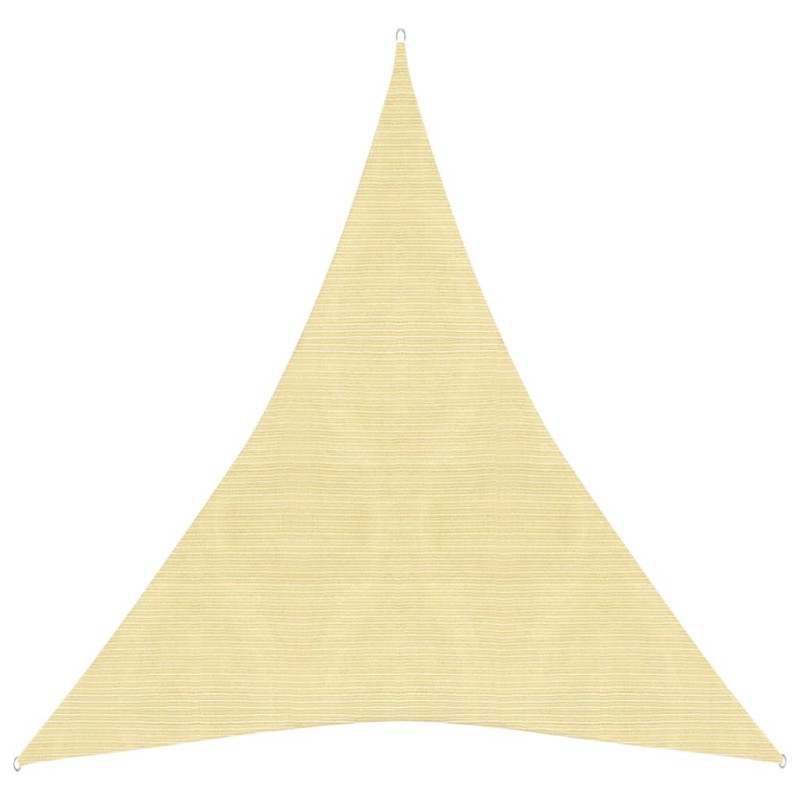 vidaXL Sonnensegel 160 g/m² Beige 3x4x4 m HDPE vidaXL Sonnensegel 160 g/m² Beige 3x4x4 m HDPE