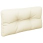 Palettenkissen 2-tlg. Creme Stoff Palettenkissen 2-tlg. Creme Stoff
