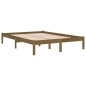 vidaXL Massivholzbett Honigbraun Kiefer 140x190 cm vidaXL Massivholzbett Honigbraun Kiefer 140x190 cm