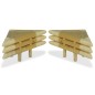 vidaXL Nachttische 2 Stk. 60x60x40 cm Bambus Natur vidaXL Nachttische 2 Stk. 60x60x40 cm Bambus Natur