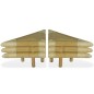 vidaXL Nachttische 2 Stk. 60x60x40 cm Bambus Natur vidaXL Nachttische 2 Stk. 60x60x40 cm Bambus Natur