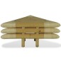 vidaXL Nachttische 2 Stk. 60x60x40 cm Bambus Natur vidaXL Nachttische 2 Stk. 60x60x40 cm Bambus Natur