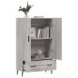 vidaXL Highboard Grau Sonoma 69,5x31x115 cm Holzwerkstoff vidaXL Highboard Grau Sonoma 69,5x31x115 cm Holzwerkstoff