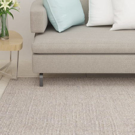 vidaXL Teppich Natur Sisal 80x150 cm Sandfarbe