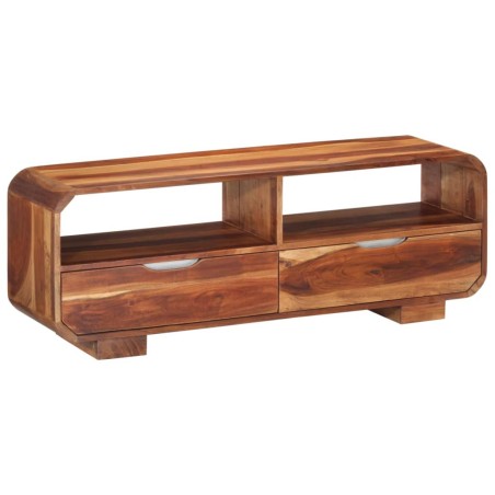 vidaXL TV-Schrank 110x30x40 cm Massivholz Akazie
