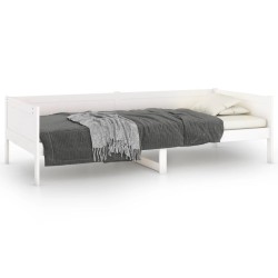 vidaXL Tagesbett Weiß Massivholz Kiefer 80x200 cm