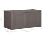 vidaXL Kissenbox Grau 86x40x42 cm 85 L vidaXL Kissenbox Grau 86x40x42 cm 85 L