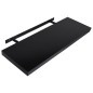 vidaXL Schweberegale 2 Stk. Schwarz 120x20x3,8 cm vidaXL Schweberegale 2 Stk. Schwarz 120x20x3,8 cm