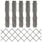 vidaXL Rankzäune 5 Stk. Grau Massivholz Tanne 180x60 cm vidaXL Rankzäune 5 Stk. Grau Massivholz Tanne 180x60 cm