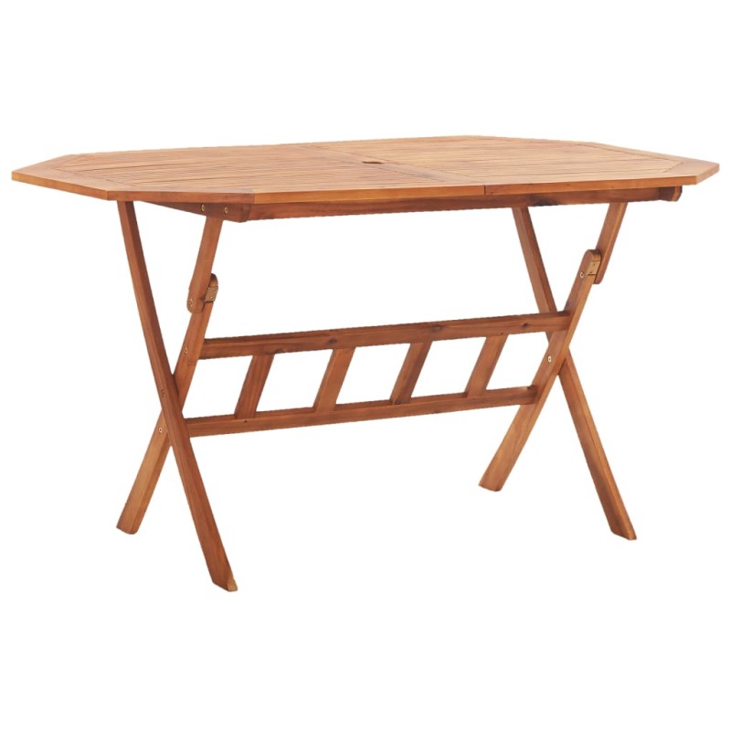 vidaXL Gartentisch Klappbar 135x85x75 cm Massivholz Akazie vidaXL Gartentisch Klappbar 135x85x75 cm Massivholz Akazie