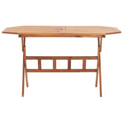 vidaXL Gartentisch Klappbar 135x85x75 cm Massivholz Akazie