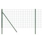 vidaXL Maschendrahtzaun Grün 1,1x10 m Verzinkter Stahl vidaXL Maschendrahtzaun Grün 1,1x10 m Verzinkter Stahl