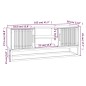 vidaXL TV-Schrank 105x30x45 cm Holzwerkstoff und Eisen vidaXL TV-Schrank 105x30x45 cm Holzwerkstoff und Eisen